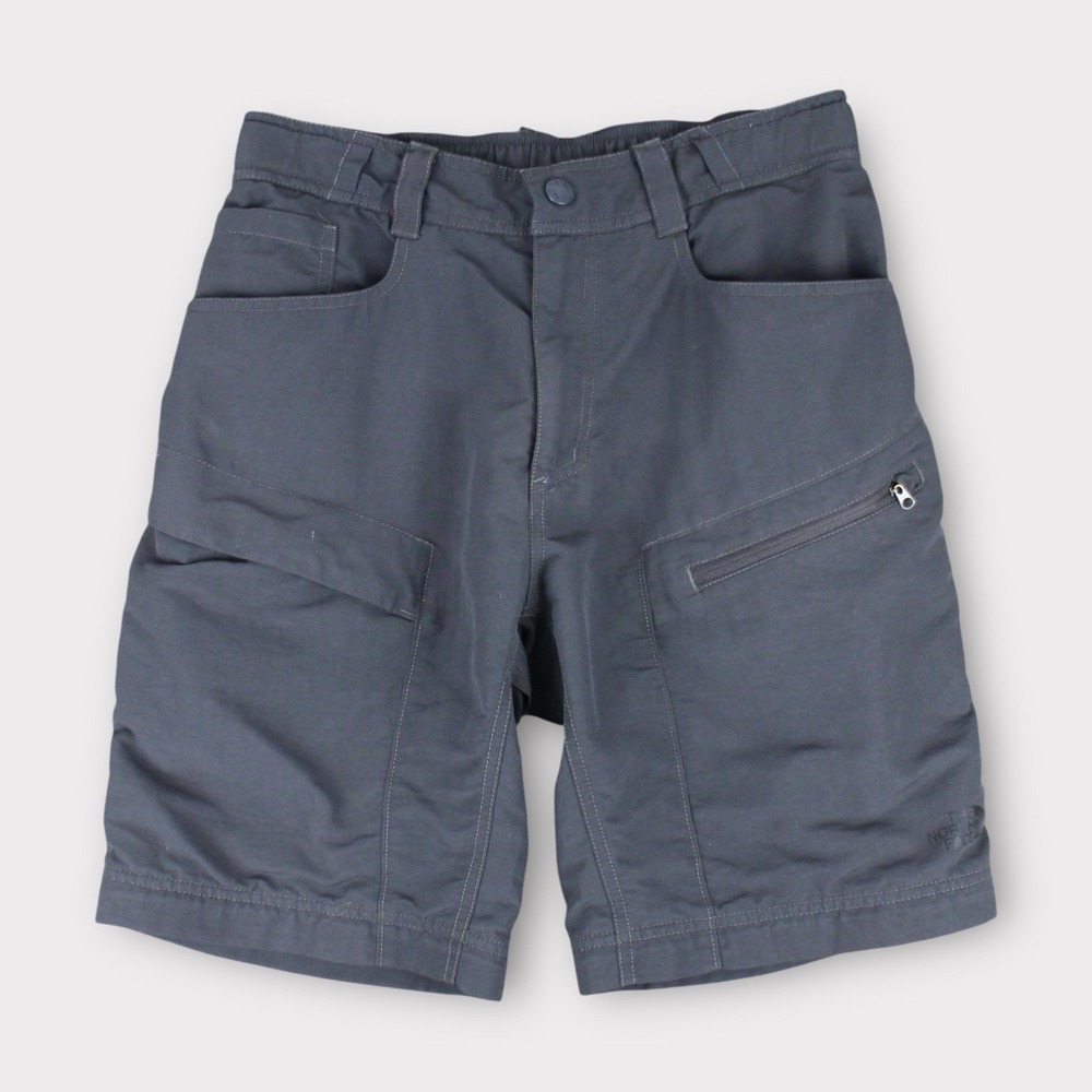 The North Face Men's Cargo Hiking Shorts Gray Nylon Outdoor Utility Size Small